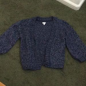 Gymboree glitter thread cardigan sweater